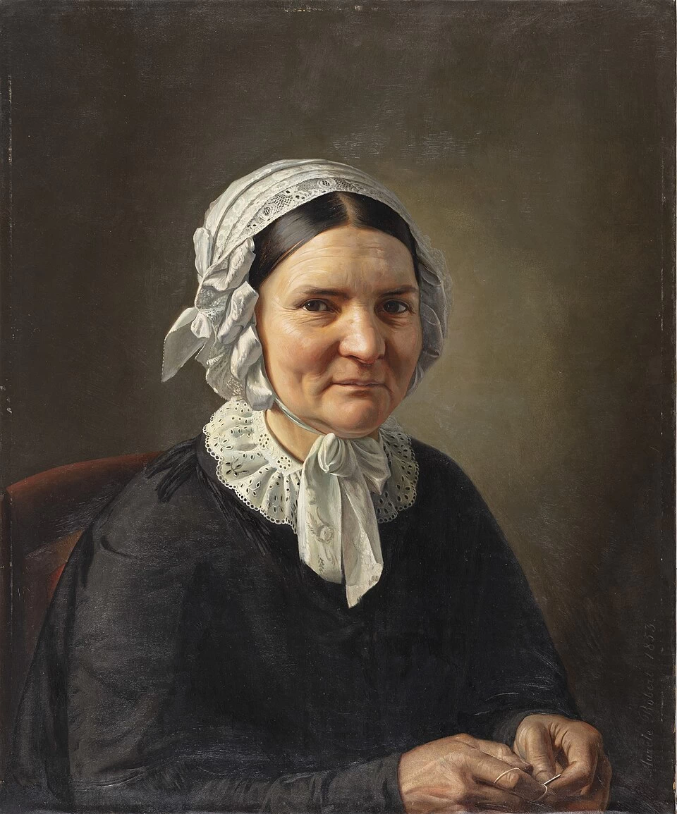 Ritratto della signora Perret - Cartier (1853), Museo delle Belle Arti, La Chaux, de, Fonds